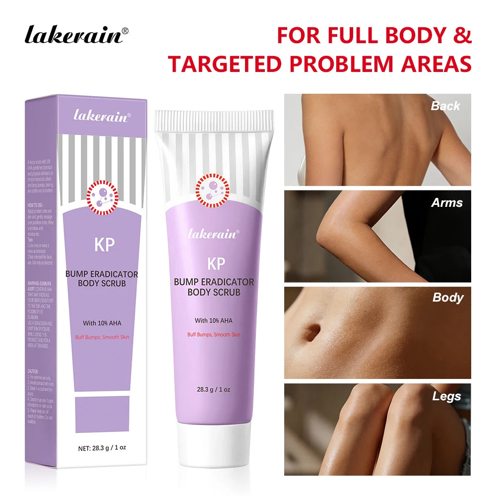 Bump Eradicator Body Scrub Smooth Soothed Brighten Skin Deep Moisturizing Formula Improve Rough Skin Gentle Remove Dead Skin