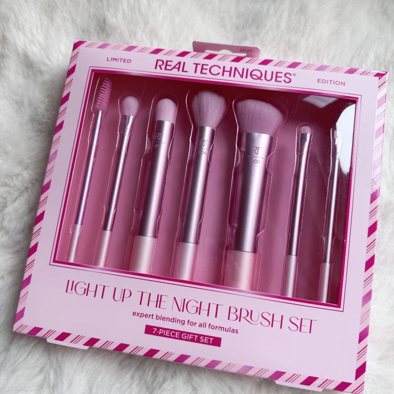 Real Techniques Makeup Brushes Set Soft Fluffy Cosmetics Foundation